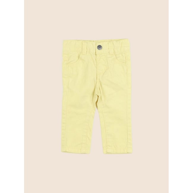 Pantalon - Très bon état jaune <span itemprop=