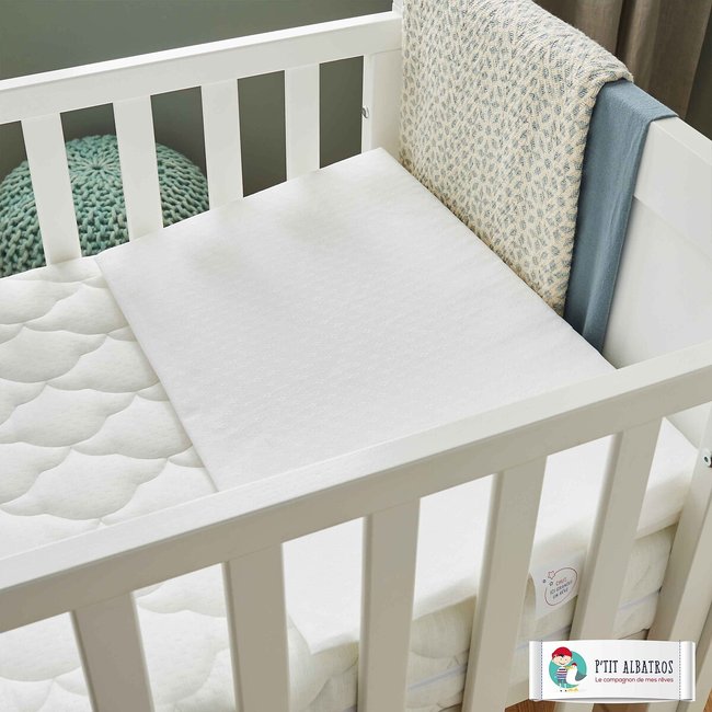 Plan incliné pour lit bébé blanc <span itemprop=