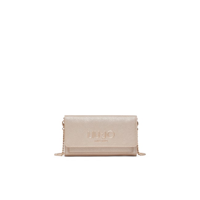 Sac à bandoulière format mini or clair <span itemprop=