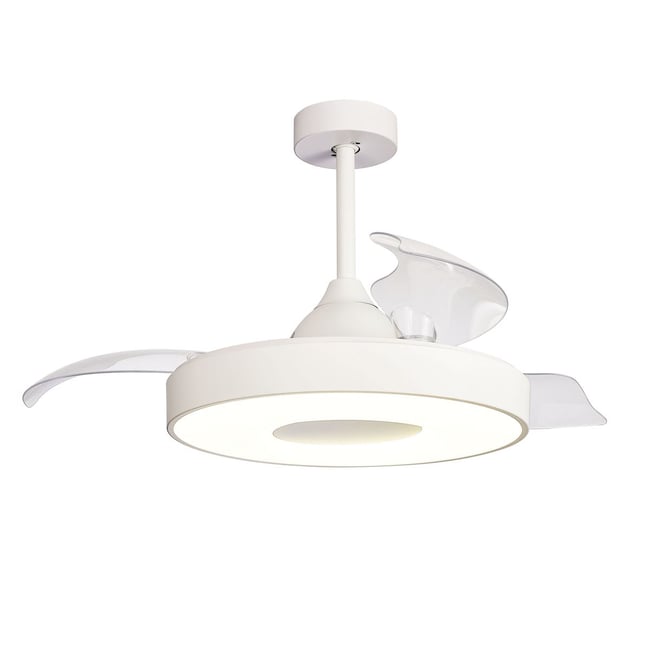 Plafonnier Ventilateur Coin Fan led 60W blanc <span itemprop=