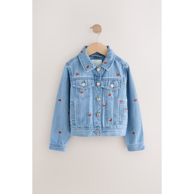 Veste western cerise jena bleu <span itemprop=