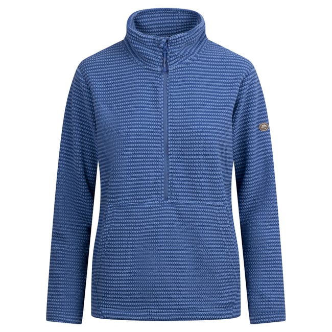 Haut polaire RIBES bleu mer <span itemprop=