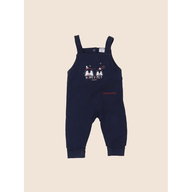 Salopette - Etat satisfaisant bleu <span itemprop=