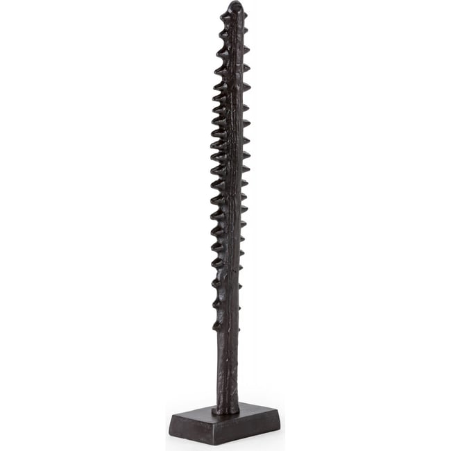 Sculpture décorative en aluminium finition bronze vieilli Couleur bronze vieilli aspect antique <span itemprop=