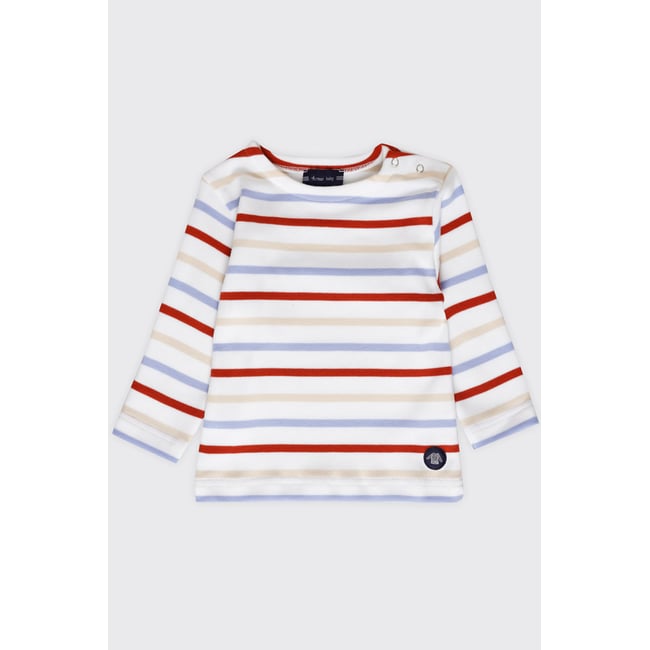 Marinière tricolore Baby - coton épais - ARMOR-LUX