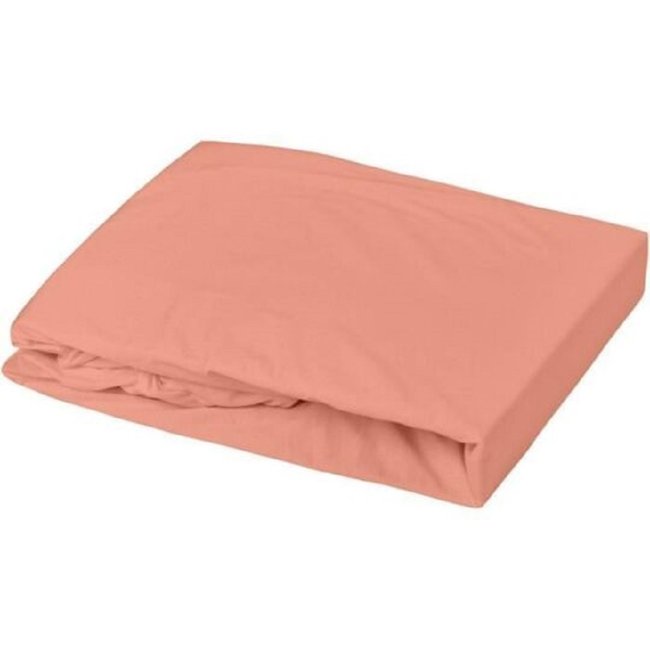 Lot 1 alèse + 1 drap housse 60x120 cm Terracota terracotta <span itemprop=