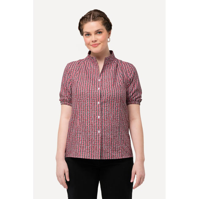 Blouse à carreaux salsa <span itemprop=
