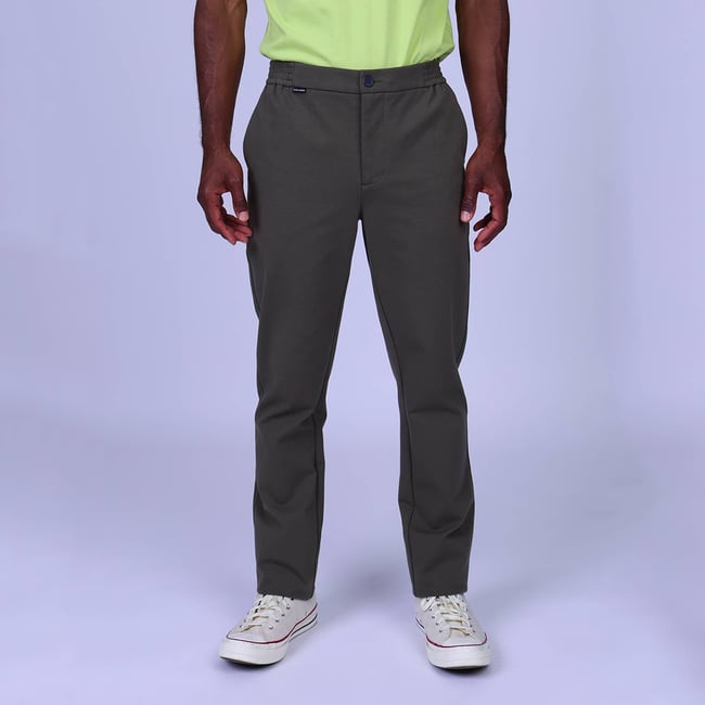 Chino maille kaki <span itemprop=