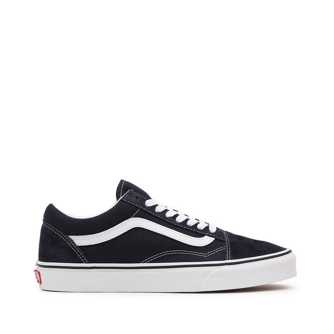 Vans old skool black suede true white cheap