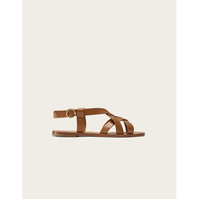Sandales LISA camel <span itemprop=