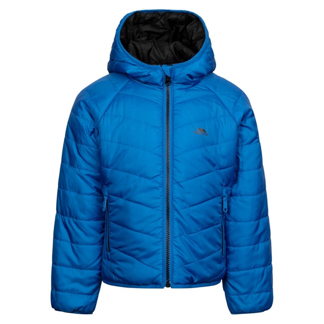 Veste motif/style réversible DESSIEBOY bleu <span itemprop=