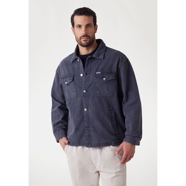 Veste Imprimé Logo bleu <span itemprop=