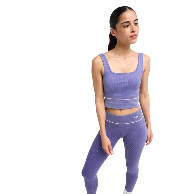 Brassière de sport à maintien léger CHILLOUT SEAMLESS. violet twilight purple <span itemprop=