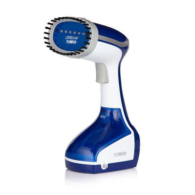 CeraGlide Garment Steamer - T22014, blue, TOWER