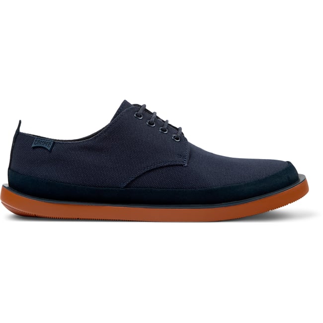 Derbies Wagon bleu marin <span itemprop=