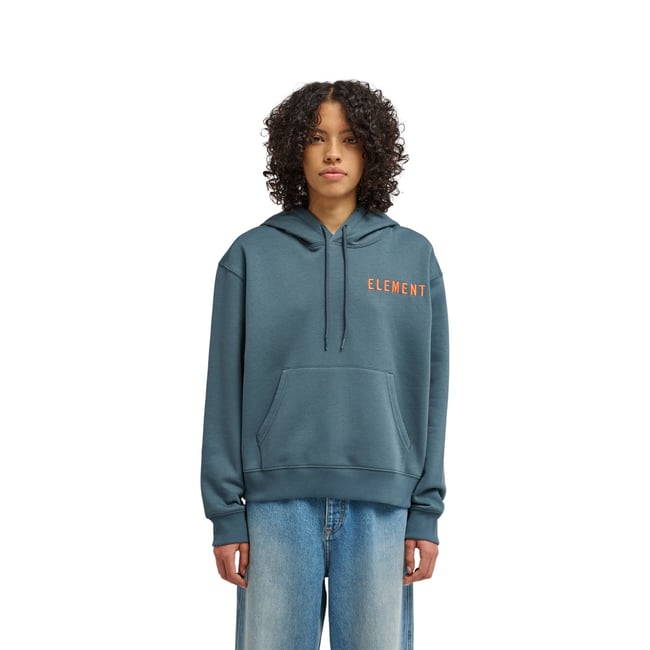 Sweat capuche PEACE OF MIND gris dark slate <span itemprop=