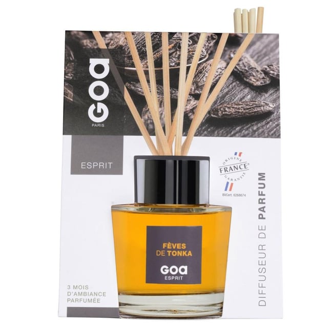 Parfum d'intérieur - Goatier Esprit Fèves Tonka 200ml Couleur jaune <span itemprop=
