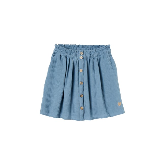 Jupe couleur en gaze de coton - VERTBAUDET