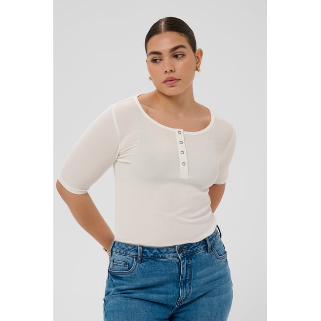 T-shirt - KAFFE CURVE
