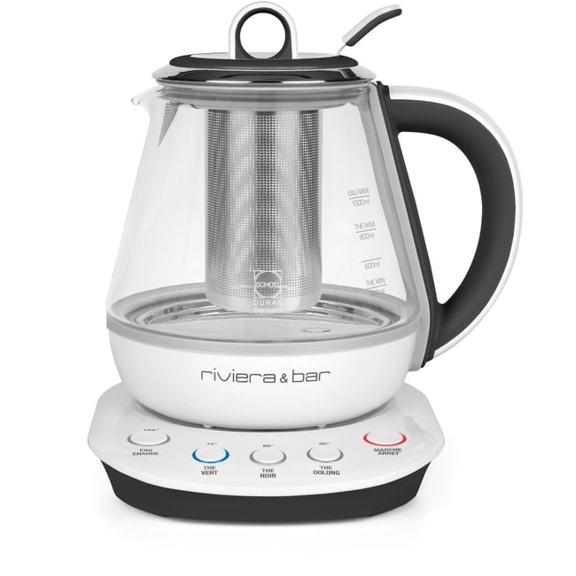 Théière BTH249 taupe foncé blanc <span itemprop=