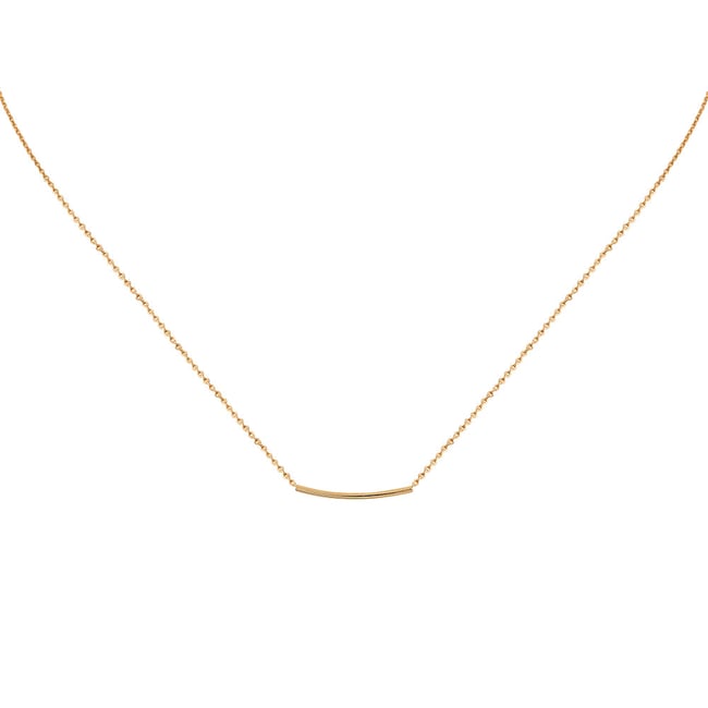 Collier fineline doré <span itemprop=