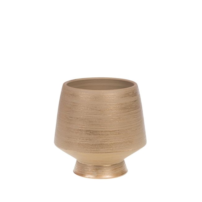 Vase kapoka h23 Couleur or / doré <span itemprop=