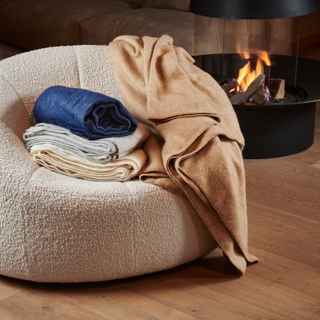 Plaid Xonrupt - Laine et Mohair - TRADITION DES VOSGES