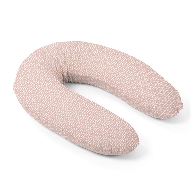 Coussin de maternité et d'allaitement doomoo rose poudré <span itemprop=