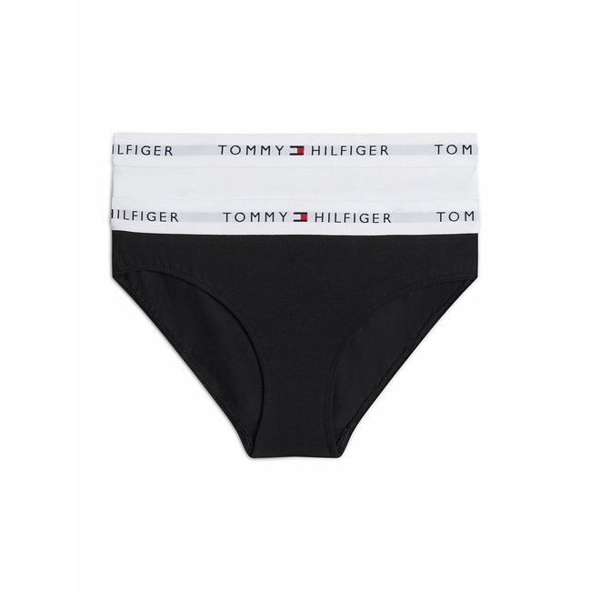 Pack of 2 Knickers, white + black, TOMMY HILFIGER