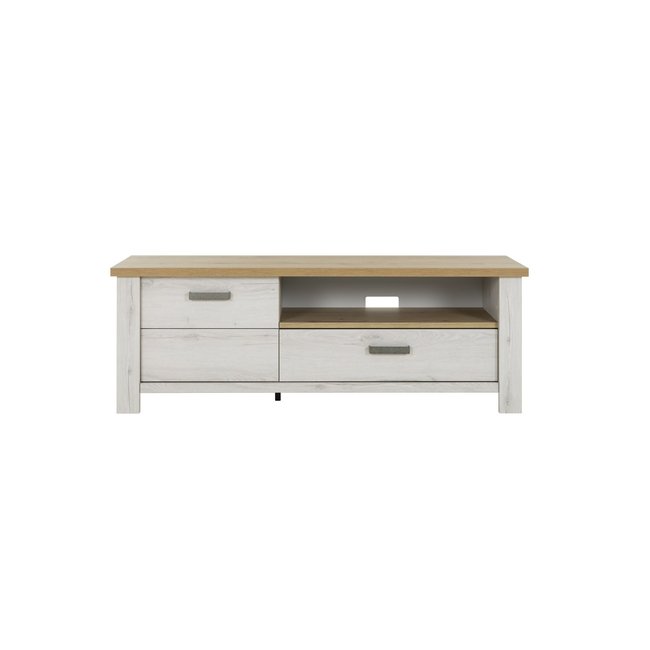 Meuble tv 1 porte 1 tiroir MANOSQUE Couleur beige <span itemprop=