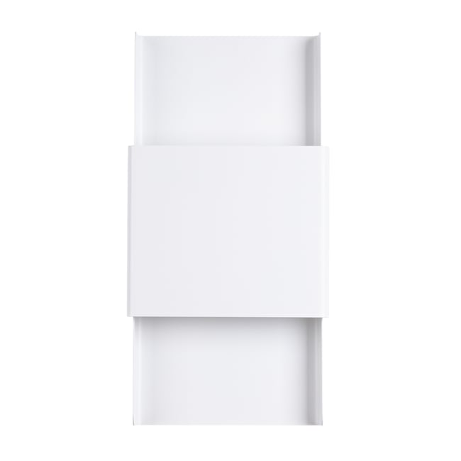 Applique Acier Blanc G9 2 Durlin Couleur blanc <span itemprop=