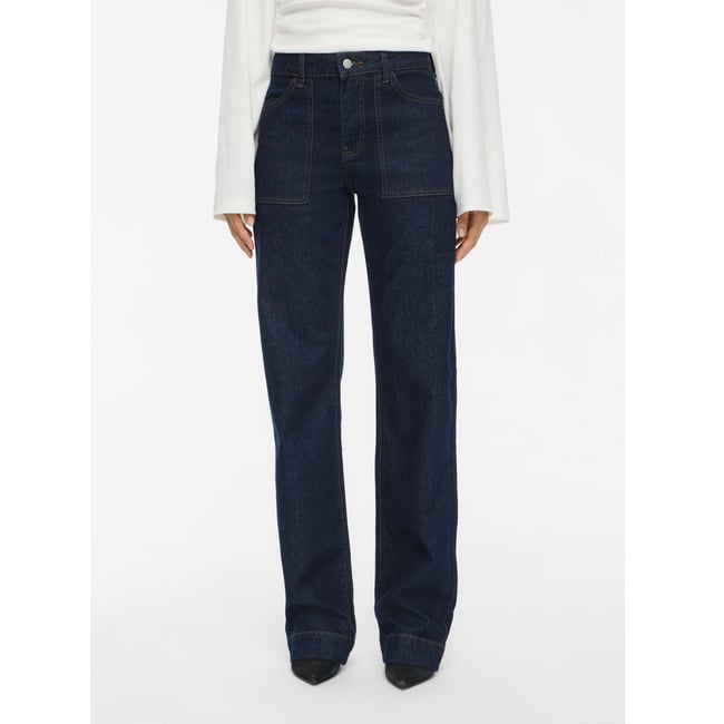 Jean Large bleu - dark blue denim1 <span itemprop=