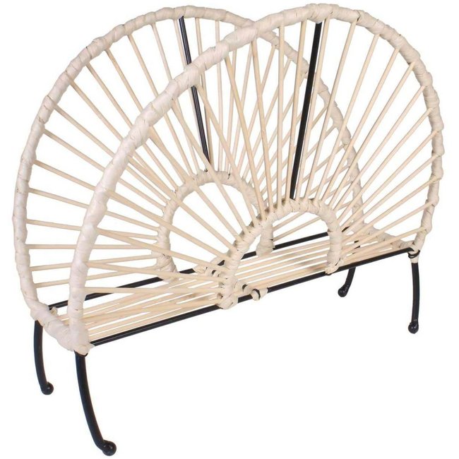 Porte-revues effet rotin Arc Couleur brown <span itemprop=