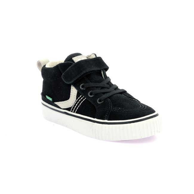 Sneakers hautes Cuir KICKSLIDA noir <span itemprop=