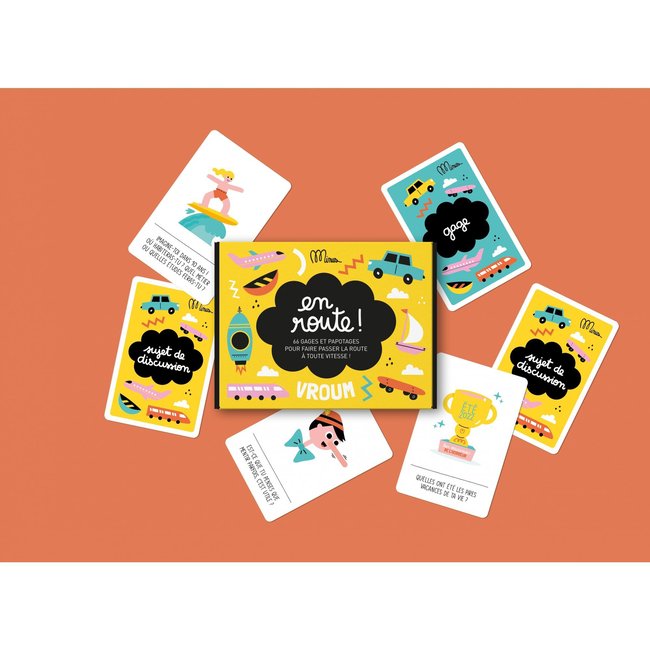 Jeu lanceur de discussion - En route ! jaune <span itemprop=