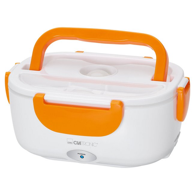 Lancheira elétrica, da Clatronic branco/laranja <span itemprop=