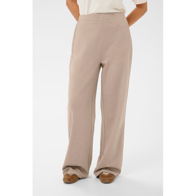 Pantalon casual beige amphora melange <span itemprop=