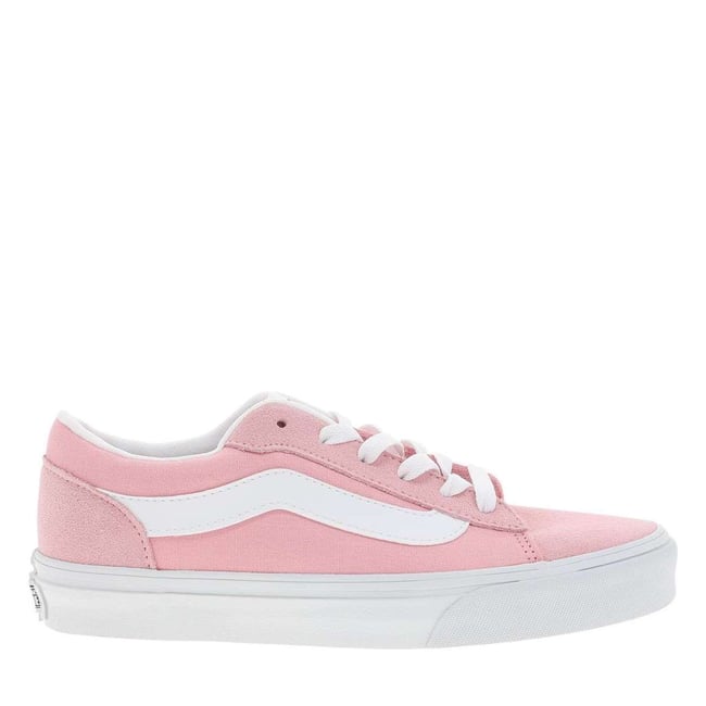 Baskets VERO LS cuir talon plat rose <span itemprop=
