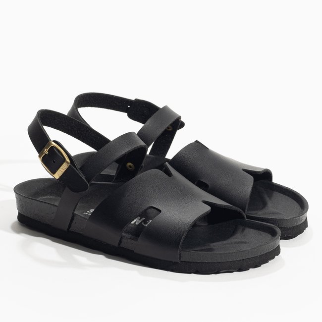Sandales Vegan WARHOL pour femme noir <span itemprop=