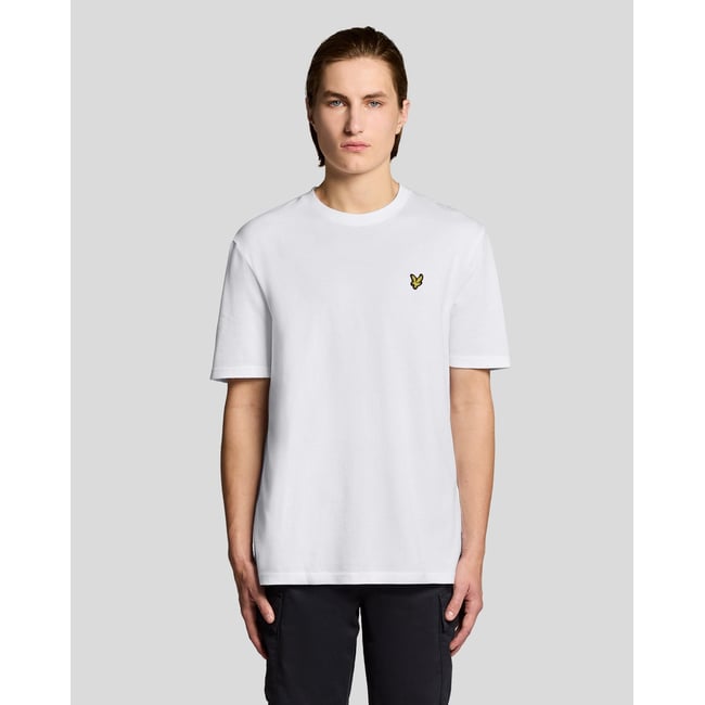 T-shirt jacquard texturé blanc <span itemprop=