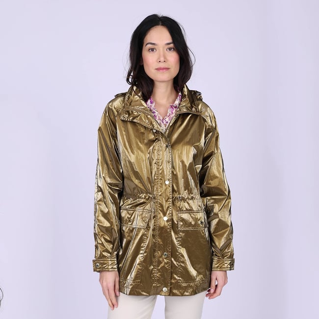 Parka Dorine camel <span itemprop=
