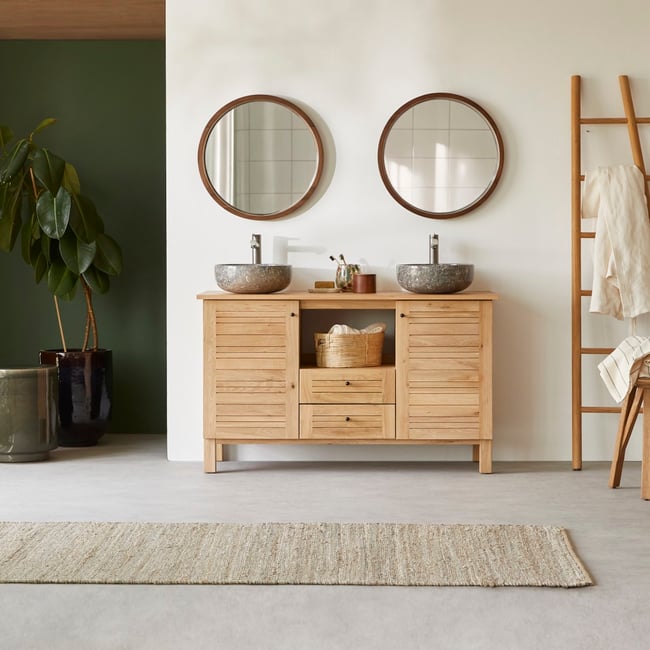 Meuble Salle De Bain, SOHO Couleur naturel <span itemprop=