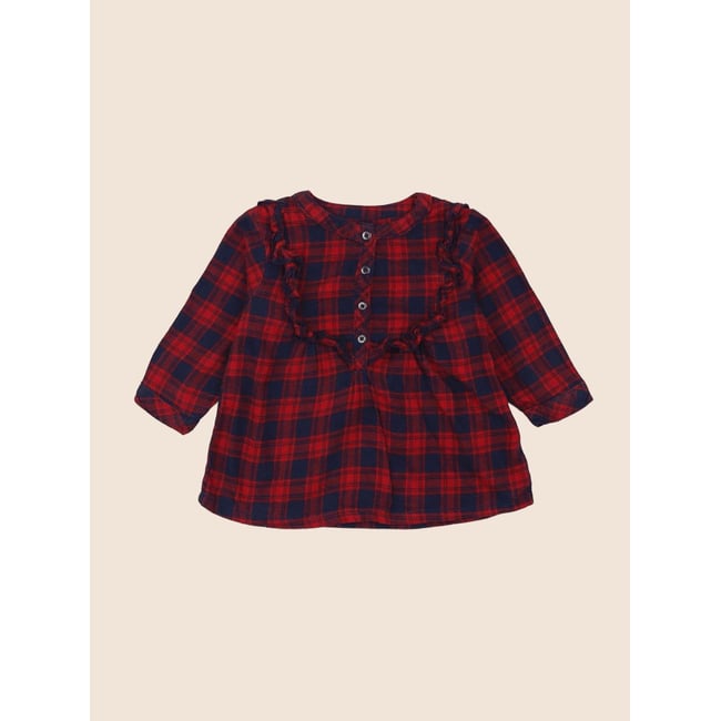 Blouse - Très bon état rouge <span itemprop=