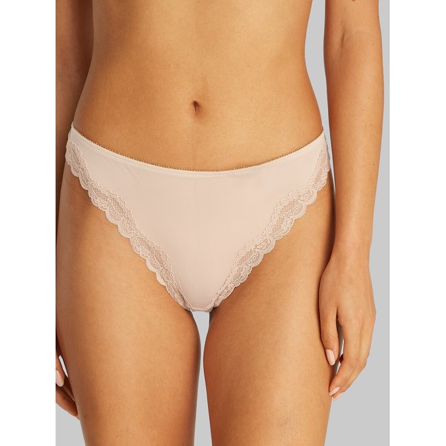 String Sheer Lace beige <span itemprop=