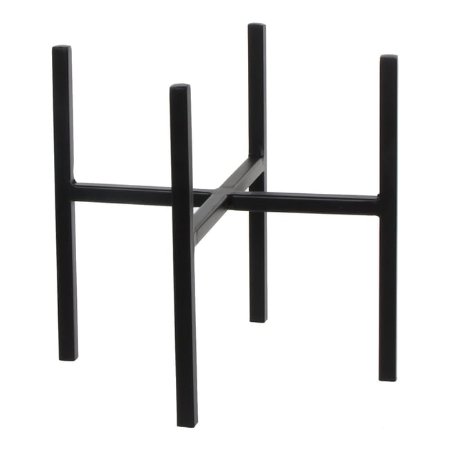 Support pour plantes H25 cm ASCOT Couleur noir <span itemprop=