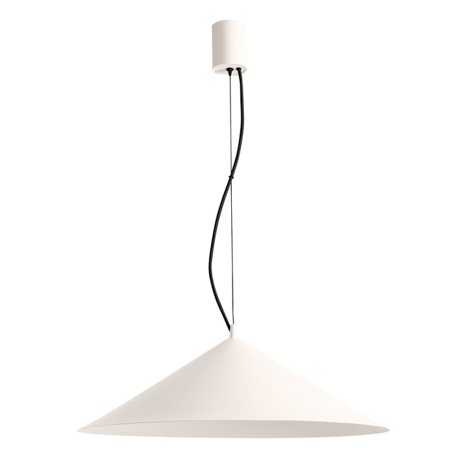 Suspension Acier Beige LED 1 Fint Couleur beige <span itemprop=
