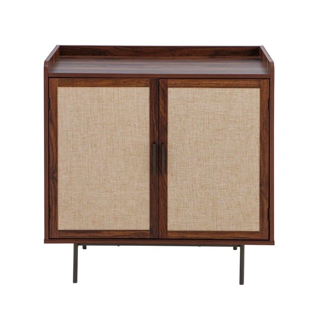 Buffet 2 portes décor noyer JETSON Couleur bois foncé <span itemprop=