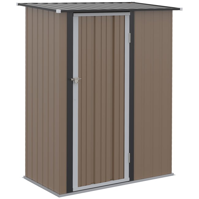 Abri de jardin porte verrouillable tôle d'acier - OUTSUNNY