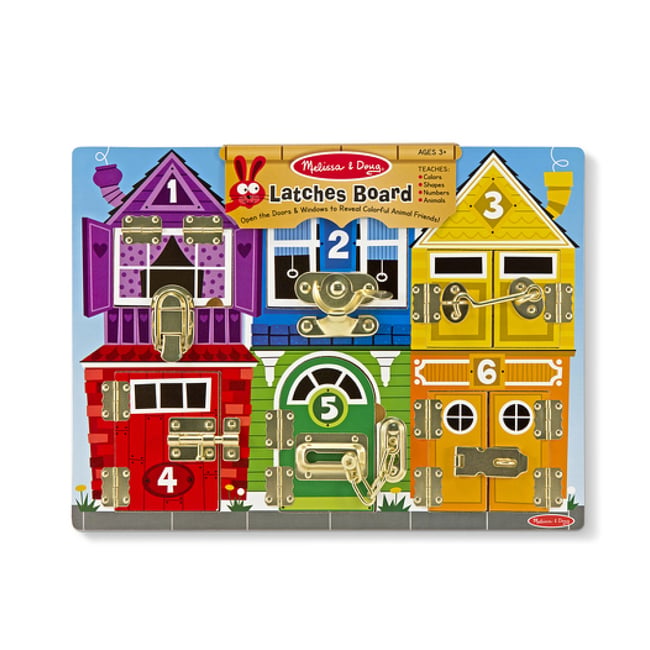 Melissa  and  Doug Planche d activites avec loquets - SPINMASTER