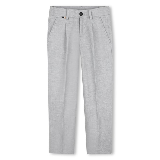 Pantalon de cérémonie gris <span itemprop=